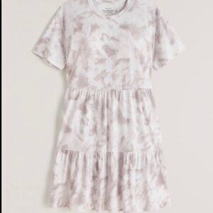 Abercrombie Wash Effect Trapeze Knit t-shirt Dress L